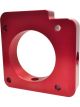 Torque Solution Throttle Body Spacer Red For Subaru WRX 2006-2014