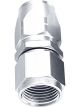 Aeroflow 500/550 Cutter Style Swivel Straight Hose End -6AN Silver