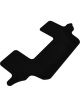 3D MAXpider For 2009-2019 Ford Flex Kagu 3rd Row Floormats Black