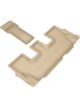 3D MAXpider For 2020 Hyundai Palisade Kagu 3rd Row Floormats Tan