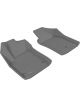 3D MAXpider For 2012-2019 Fiat 500/500E Kagu 1st Row Floormat Gra