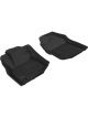 3D MAXpider For 2009-2013 Honda Fit Kagu 1st Row Floormat Gray