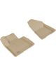 3D MAXpider For 2017-2020 Kia Sportage Kagu 1st Row Floormat Tan