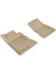 3D MAXpider For 2015-2020 Ford Mustang Kagu 1st Row Floormat Tan