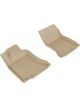3D MAXpider For 2017-2019 Infiniti QX30 Kagu 1st Row Floormat Tan