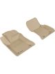 3D MAXpider For 2017-2020 Jaguar XE Kagu 1st Row Floormat Tan