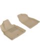 3D MAXpider For 2006-2011 Chevrolet HHR Kagu 1st Row Floormat Tan