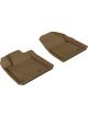 3D MAXpider For 2009-2015 Honda Pilot Kagu 1st Row Floormat Tan