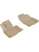 3D MAXpider For 2016-2019 Mazda CX-9 Kagu 1st Row Floormat Tan