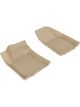 3D MAXpider For 2016-2019 Nissan Maxima Kagu 1st Row Floormat Tan