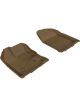 3D MAXpider For 2007-2014 Ford Edge Kagu 1st Row Floormat Tan