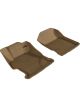 3D MAXpider For 2012-2013 Honda Civic Kagu 1st Row Floormat Tan