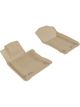 3D MAXpider For 2017-2019 Infiniti Q60 Kagu 1st Row Floormat Tan