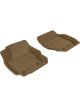 3D MAXpider For 2007-2016 Volvo S80 Kagu 1st Row Floormat Tan