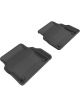 3D MAXpider For 2011-2017 Audi A8 Kagu 2nd Row Floormats Black