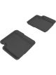 3D MAXpider For 2012-2019 Fiat 500 Kagu 2nd Row Floormats Black