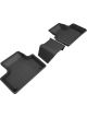 3D MAXpider For 2018-2020 Volvo XC60 Kagu 2nd Row Floormats Black