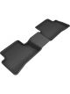3D MAXpider For 2019-2020 Lexus UX Kagu 2nd Row Floormats Black