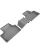 3D MAXpider For 2018-2020 Volvo XC60 Kagu 2nd Row Floormats Gray