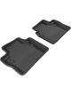 3D MAXpider For 2007-2016 Volvo S80 Kagu 2nd Row Floormats Gray