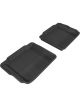 3D MAXpider For 2010-2019 Ford Taurus Kagu 2nd Row Floormats Gray