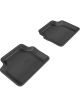 3D MAXpider For 2003-2011 Saab 9-3 Kagu 2nd Row Floormats Gray
