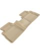 3D MAXpider For 2008-2013 Nissan Rogue Kagu 2nd Row Floormats Tan