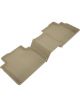 3D MAXpider For 2018-2020 Toyota Camry Kagu 2nd Row Floormats Tan