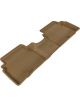 3D MAXpider For 2011-2016 Kia Sportage Kagu 2nd Row Floormats Tan