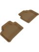 3D MAXpider For 2013-2015 BMW X1 E84 Kagu 2nd Row Floormats Tan