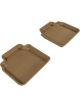 3D MAXpider For 2008-2012 Honda Accord Kagu 2nd Row Floormats Tan