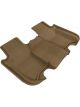 3D MAXpider For 2009-2013 Honda Fit Kagu 2nd Row Floormats Tan