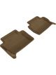 3D MAXpider For 2007-2015 Audi Q7 Kagu 2nd Row Floormats Tan