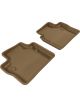 3D MAXpider For 2007-2016 Volvo S80 Kagu 2nd Row Floormats Tan