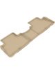 3D MAXpider For 2020 Hyundai Palisade Kagu 2nd Row Floormats Tan