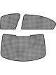 3D MAXpider For 2005-2011 BMW 3 Series E90 Black Sun Shades Complete