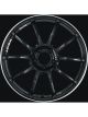Advan RZII 18x10.5 +15 5-114.3 Racing Gloss Black Wheel
