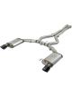 AFE Mach Force XP 3in 304 SS Cat-Back Exhausts w/ Black Tips For 1