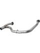 AFE Twisted Steel Y Pipe 2-2.5in SS Exhaust For 12-17 Jeep Wrangler U