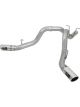AFE Atlas 4in DPF-Back Alum Steel Exhaust System w/Dual Exit Polish