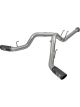 AFE Large Bore-HD 4in 409 Stainless Steel DPF-Back Exhaust w/Black…