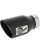 AFE Mach Force-Xp 409 SS Exhaust Tip Black Left Side 3in In x 4-1