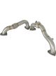 AFE Twisted Steel Header Up-Pipe For 08-10 Ford Diesel Trucks V8-6.4L…