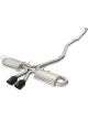AFE Takeda 3in 304 SS Cat-Back Exhaust w/ Dual Center Black Tips Fo…