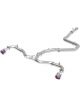 AFE Takeda 304SS Cat-Back Exhaust w/Blue Flame Tips For 2018 Hyund…