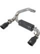 AFE Takeda 3in 304 SS Axle-Back Exhaust System w/ Black Tip For 16-