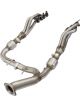 AFE Power Twisted 409 SS Long Tube Header and Y-Pipe Street Serie…