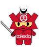 AFE Takeda Mascot Decal 4-1/2in x 4-1/2in