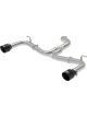 AFE Mach Force-Xp 3in to 2-1/2in Stainless Steel Axle-Back Black Ex…