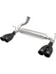 AFE Vulcan Series 2.5in 304 SS Axle-Back Exhaust Black For 07-18 Je